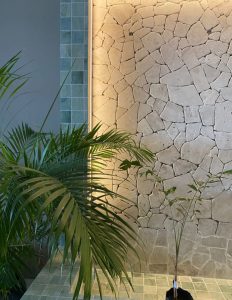 Pedra Travertino Slin Crema